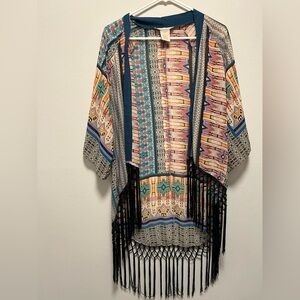 Flying Tomato multicolor kimono size small